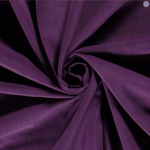 velours milleraies fin violet fonc